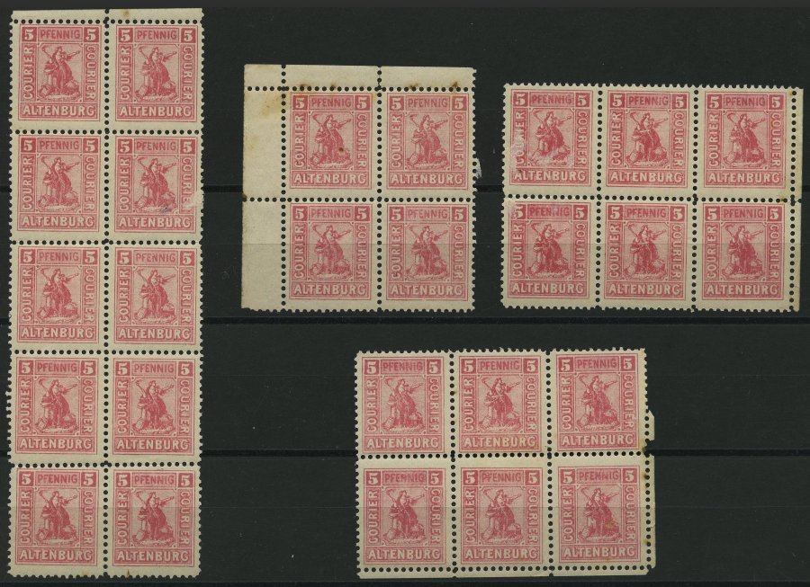 Lot 532 - STAMPS - GERMANY GERMANY UNTIL 1945 - PRIVATE POST BEFORE 1945 - Nordphila e.K. Stamp Auction #446 Lot 532 - STAMPS - GERMANY GERMANY UNTIL 1945 - PRIVATE POST BEFORE 1945 - Nordphila e.K. Stamp Auction #446