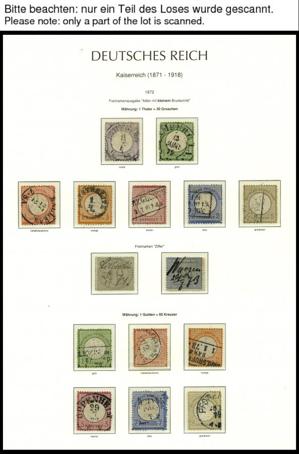 Lot 1134 - STAMPS - GERMANY GERMANY UNTIL 1945 - EMPIRE -  Nordphila e.K. Stamp Auction #446