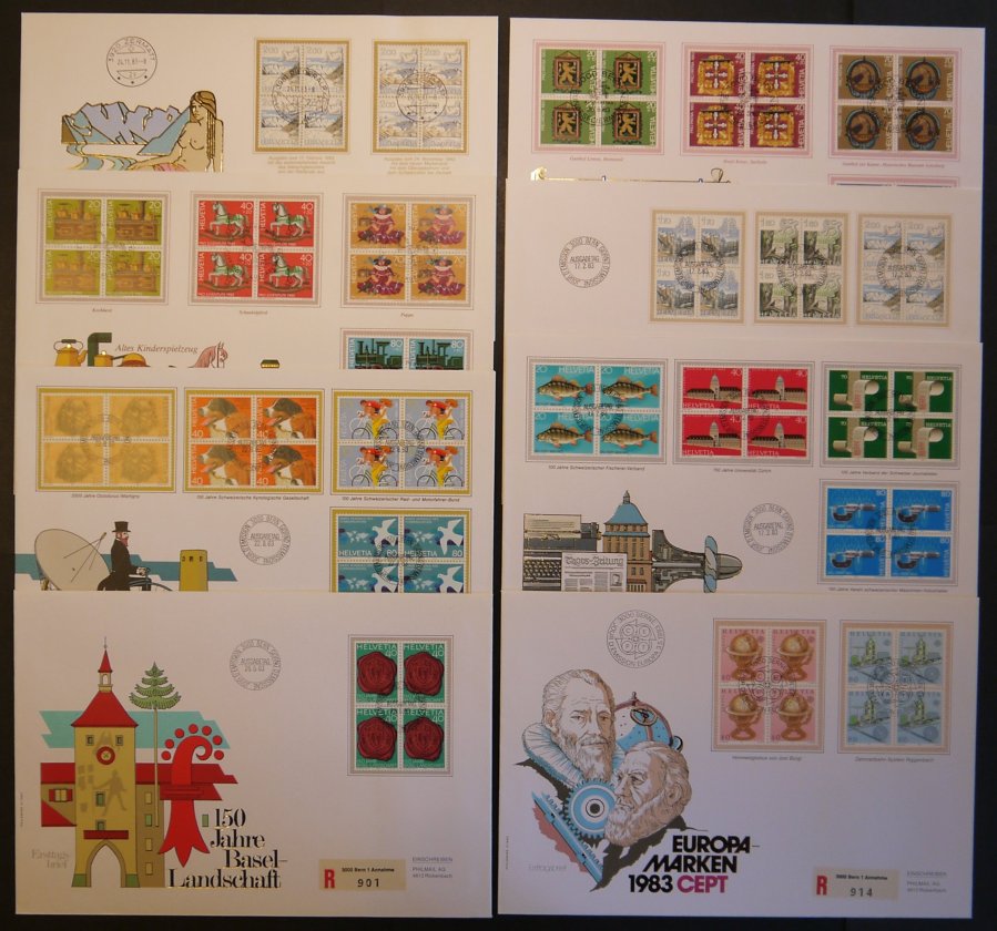 Lot 5702 - STAMPS - EUROPE SWITZERLAND - STAMPS - Nordphila e.K. Stamp Auction #446 Lot 5702 - STAMPS - EUROPE SWITZERLAND - STAMPS - Nordphila e.K. Stamp Auction #446
