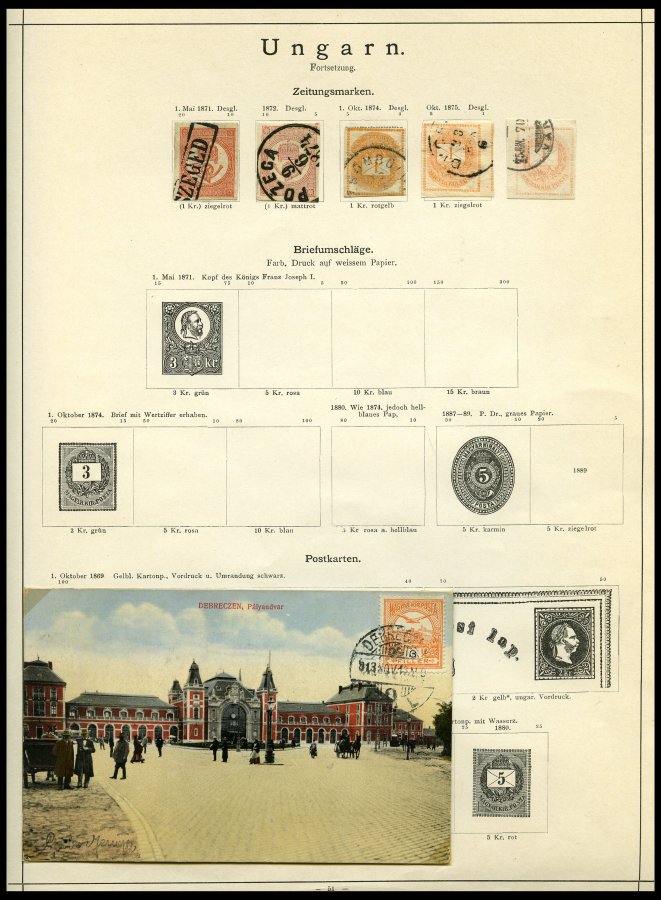 Lot 5791 - STAMPS - EUROPE HUNGARY - STAMPS - Nordphila e.K. Stamp Auction #446 Lot 5791 - STAMPS - EUROPE HUNGARY - STAMPS - Nordphila e.K. Stamp Auction #446