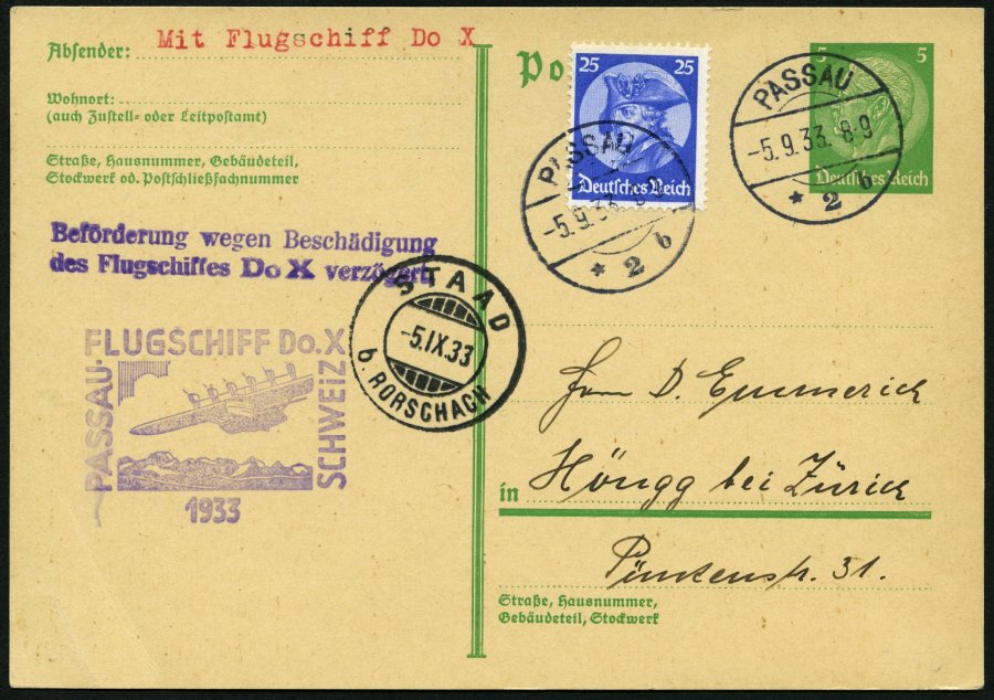 Lot 1673 - STAMPS - GERMANY GERMANY UNTIL 1945 - ZEPPELIN AND AIRMAIL - Nordphila e.K. Stamp Auction #446 Lot 1673 - STAMPS - GERMANY GERMANY UNTIL 1945 - ZEPPELIN AND AIRMAIL - Nordphila e.K. Stamp Auction #446