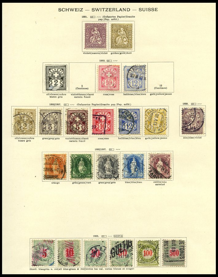 Lot 5684 - STAMPS - EUROPE SWITZERLAND - STAMPS - Nordphila e.K. Stamp Auction #446 Lot 5684 - STAMPS - EUROPE SWITZERLAND - STAMPS - Nordphila e.K. Stamp Auction #446