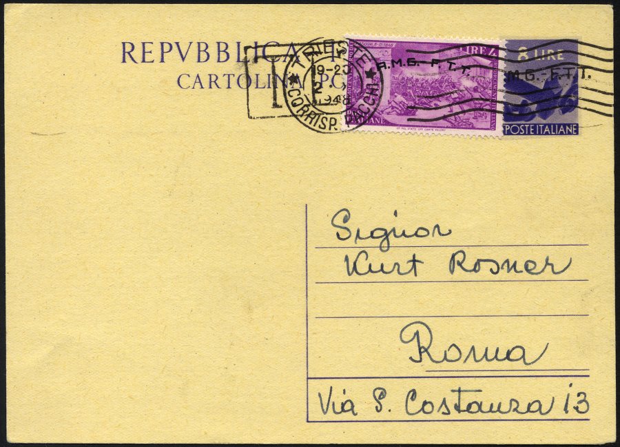 Lot 5748 - STAMPS - EUROPE TRIEST ZONE A - STAMPS - Nordphila e.K. Stamp Auction #446 Lot 5748 - STAMPS - EUROPE TRIEST ZONE A - STAMPS - Nordphila e.K. Stamp Auction #446