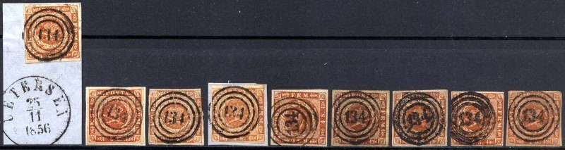 Lot 330 - STAMPS - GERMANY GERMANY UNTIL 1945 - OLD GERMAN STATES -  Nordphila e.K. Stamp Auction #446