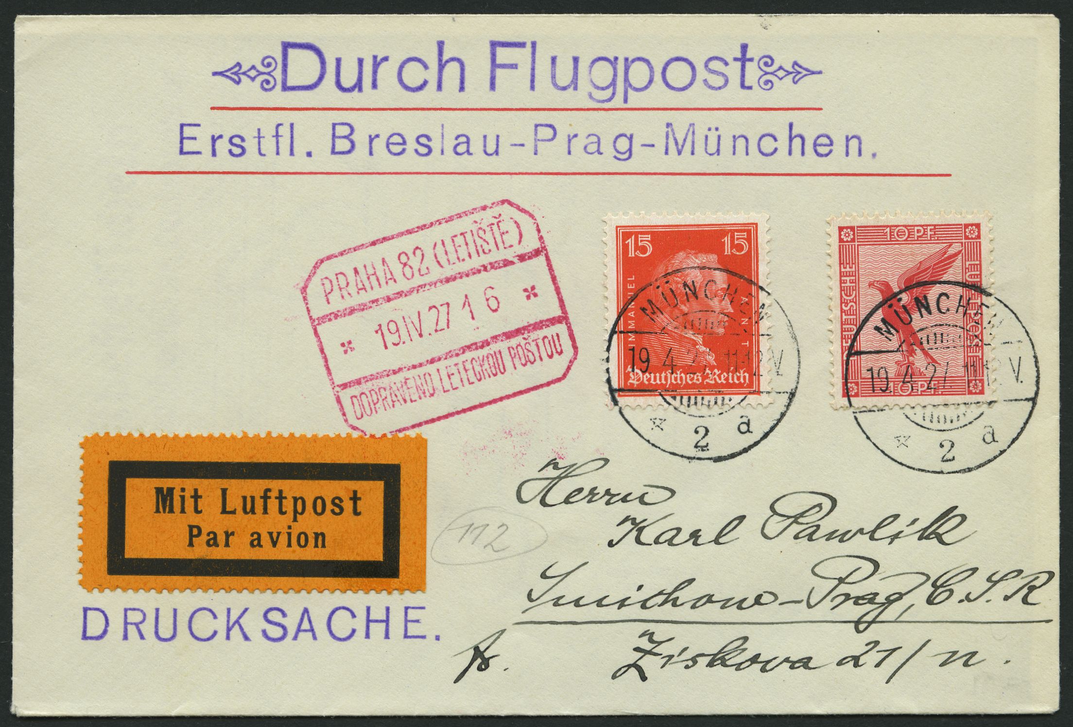 Lot 1699 - STAMPS - GERMANY GERMANY UNTIL 1945 - ZEPPELIN AND AIRMAIL - Nordphila e.K. Stamp Auction #446 Lot 1699 - STAMPS - GERMANY GERMANY UNTIL 1945 - ZEPPELIN AND AIRMAIL - Nordphila e.K. Stamp Auction #446