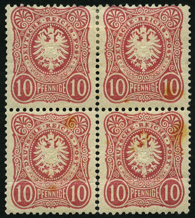 Lot 737 - STAMPS - GERMANY GERMANY UNTIL 1945 - EMPIRE - Nordphila e.K. Stamp Auction #446 Lot 737 - STAMPS - GERMANY GERMANY UNTIL 1945 - EMPIRE - Nordphila e.K. Stamp Auction #446