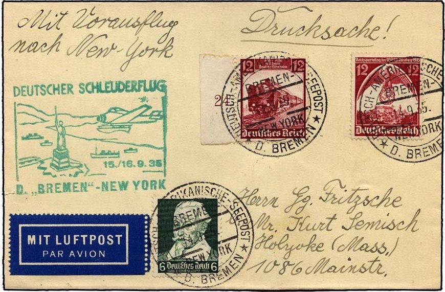Lot 1666 - STAMPS - GERMANY GERMANY UNTIL 1945 - ZEPPELIN AND AIRMAIL - Nordphila e.K. Stamp Auction #446 Lot 1666 - STAMPS - GERMANY GERMANY UNTIL 1945 - ZEPPELIN AND AIRMAIL - Nordphila e.K. Stamp Auction #446