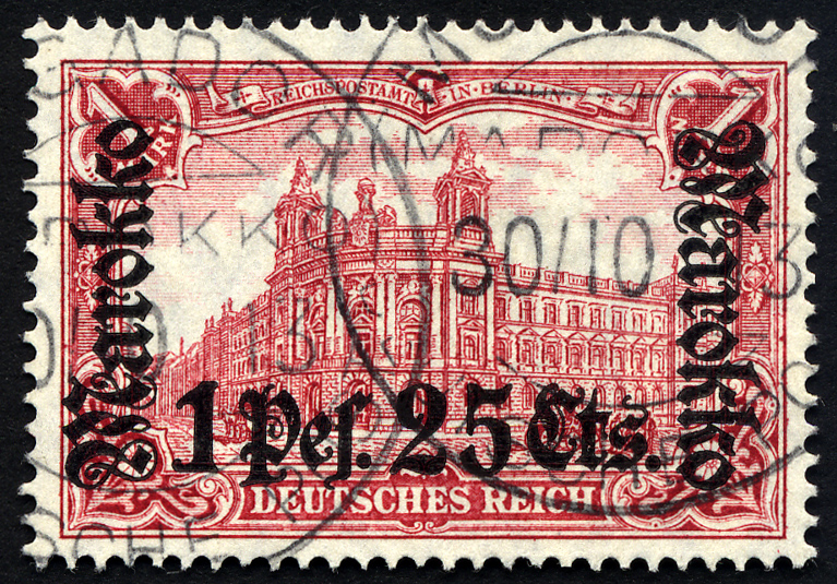 Lot 1784 - STAMPS - GERMANY GERMANY UNTIL 1945 - GERMAN INTERNATIONAL POST OFFICES ABROAD - Nordphila e.K. Stamp Auction #446 Lot 1784 - STAMPS - GERMANY GERMANY UNTIL 1945 - GERMAN INTERNATIONAL POST OFFICES ABROAD - Nordphila e.K. Stamp Auction #446