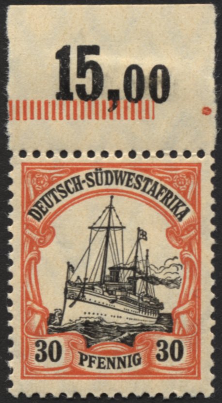 Lot 1894 - STAMPS - GERMANY GERMANY UNTIL 1945 - GERMAN COLONIES - Nordphila e.K. Stamp Auction #446 Lot 1894 - STAMPS - GERMANY GERMANY UNTIL 1945 - GERMAN COLONIES - Nordphila e.K. Stamp Auction #446