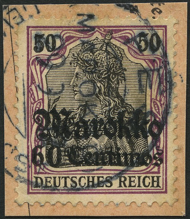 Lot 1783 - STAMPS - GERMANY GERMANY UNTIL 1945 - GERMAN INTERNATIONAL POST OFFICES ABROAD - Nordphila e.K. Stamp Auction #446 Lot 1783 - STAMPS - GERMANY GERMANY UNTIL 1945 - GERMAN INTERNATIONAL POST OFFICES ABROAD - Nordphila e.K. Stamp Auction #446